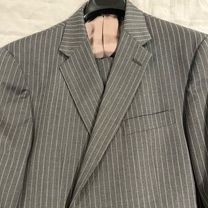 Grey Pinstripe Suite